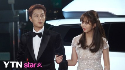 [Y영상] 윤두준-김소현 ’잘 어울리는 선남선녀 커플’ (KBS 연기대상) / YTN