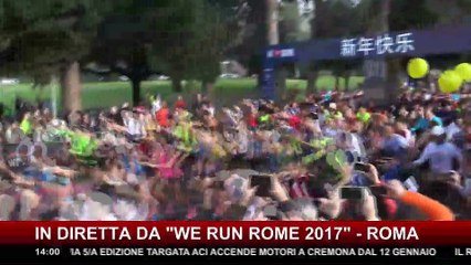 Partenza We Run Rome 2017