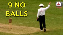 9 no balls in an over | Worst over in Cricket