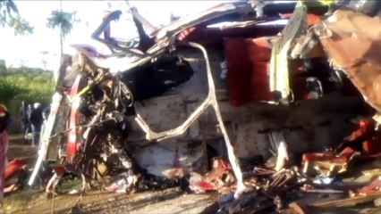 36 dead in central Kenya bus crash