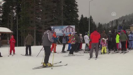 Ilgaz Dağı Kayak Merkezi'nde Yılbaşı Yoğunluğu