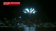 New Zealand among first to welcome 2018 with fireworks display