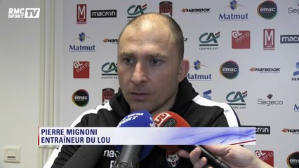 Mignoni : "Une victoire tellement méritée pour les joueurs"