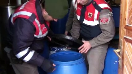 Jandarmadan kaçak içki operasyonu - İSTANBUL
