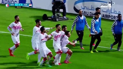 ملخص مباراة اليمن والبحرين ضمن مباريات خليجي 23