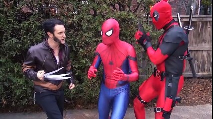 SPIDER-MAN vs WOLVERINE & DEADPOOL - Movie Battle | Superheroes | Spiderman | Superman | Frozen Elsa | Joker