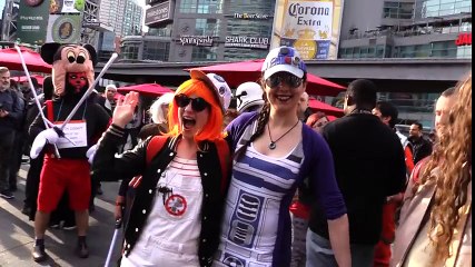 STAR WARS DAY - May the 4th Be With You! 2016 recap - TheSeanWardShow | Superheroes | Spiderman | Superman | Frozen Elsa | Joker