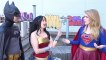 SUPERGIRL tries to Join the JUSTICE LEAGUE - with Batman, Wonder Woman | Superheroes | Spiderman | Superman | Frozen Elsa | Joker