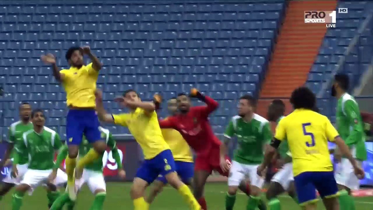 ملخص مباراة النصر و الأهلي ضمن مباريات الجولة 1...