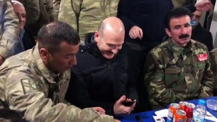 İçişleri Bakanı Soylu’dan Mehmetçiğe yeni yıl jesti