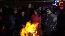 Kayseri Yeni Yılda Erciyes'te Meşaleli Gösteri