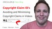 Copyright Claim ID's on YouTube Avoiding and Minimizing Copyright Claims
