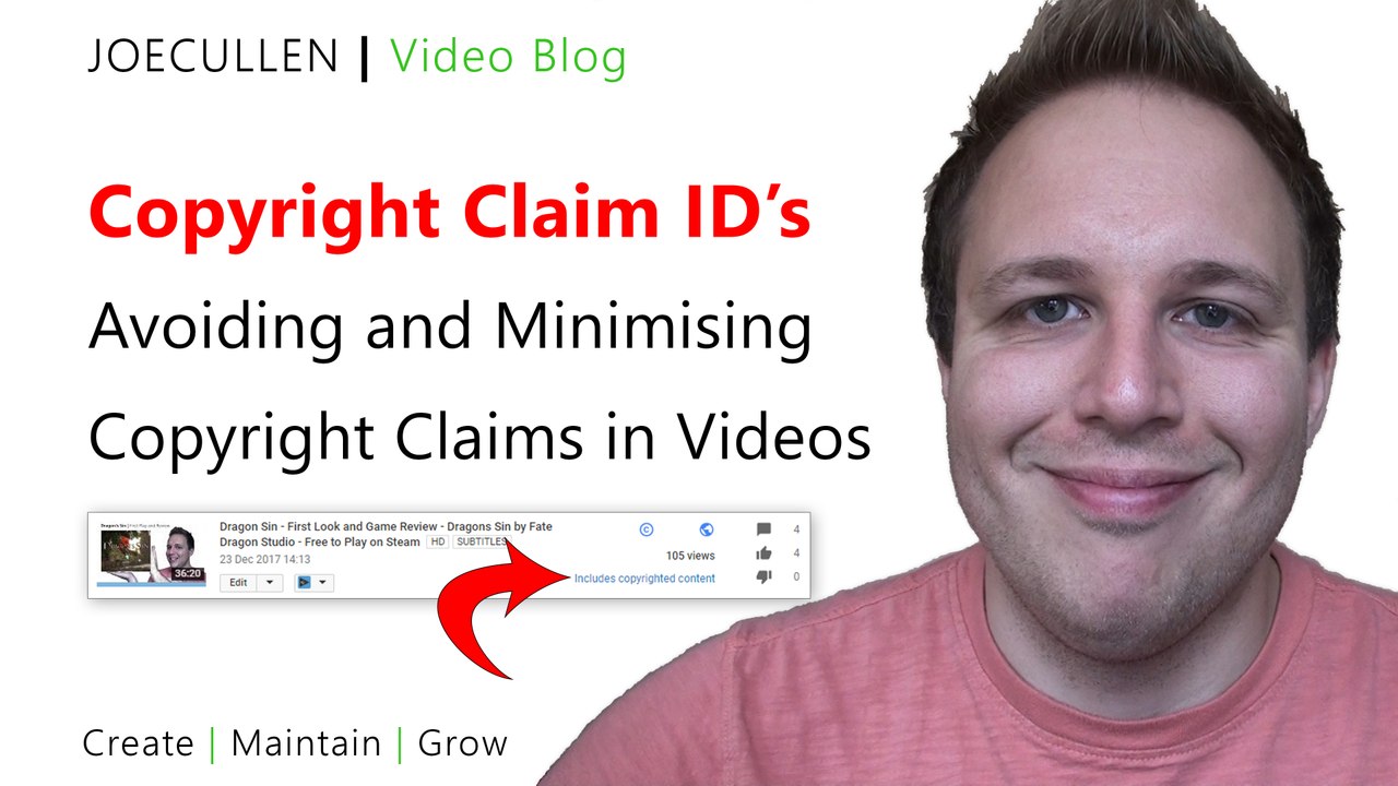 Copyright Claim ID's on YouTube Avoiding and Minimizing Copyright Claims