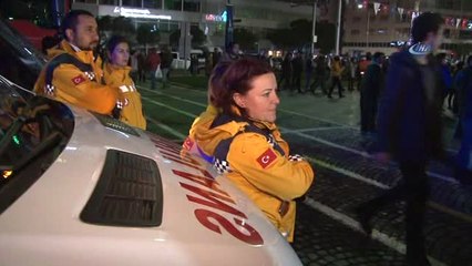 112 Ekipleri Yeni Yılı Görevleri Başında Karşılıyor