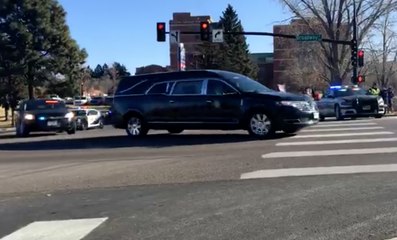 Motorcade Transports Fallen Deputy Killed in Line of Duty