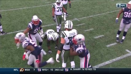 Patriots envelop Bryce Petty for big third down sack