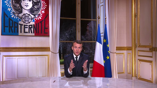 Vœux du Président de la République pour l'année 2018.