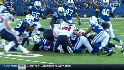 Kurtis Drummond recovers Colts surprise onside kick