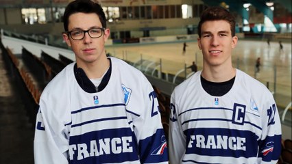 Hockey sur glace - 2017-12-26 Interviews Justin addamo & Téo Sarliève Internationaux France (2)