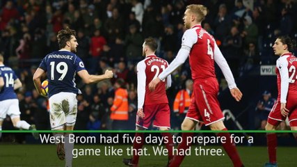 Wenger hits out at fixture schedule after West Brom draw