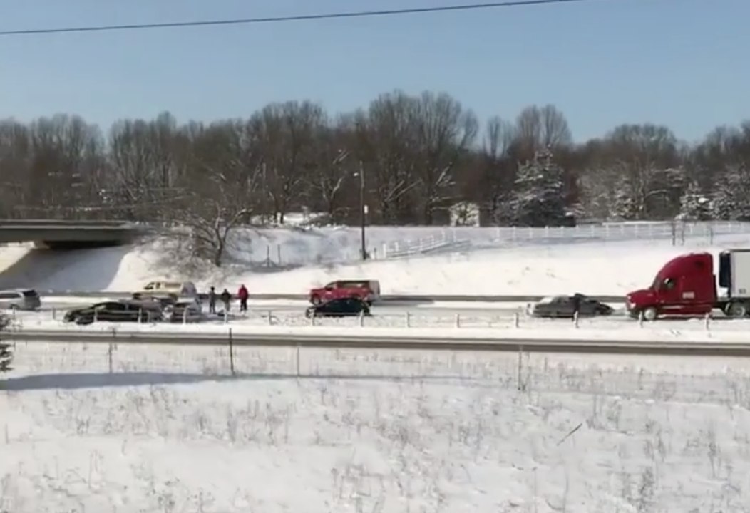 Multi-Car Pileup Congests I-94 in Paw Paw