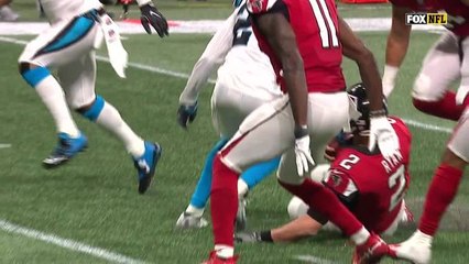Ryan fakes out Kuechly on 13-yard run
