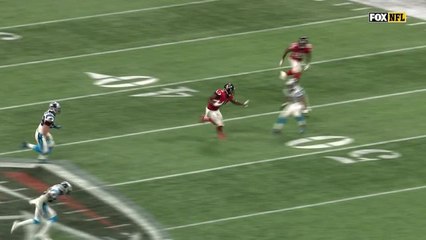 Ryan escapes pressure and connects with Jones for 15 yards
