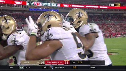 Jameis Winston picked off by Marcus Williams for second time today