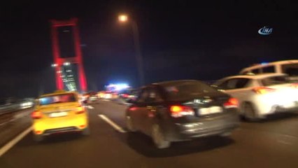 Yeni Yıla 15 Temmuz Şehitler Köprüsü'nde Girdiler