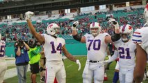 Bills get pumped up before game vs. Dolphins