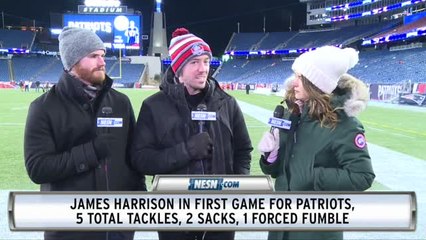 James Harrison Impresses As Patriots Clinch No. 1 Seed