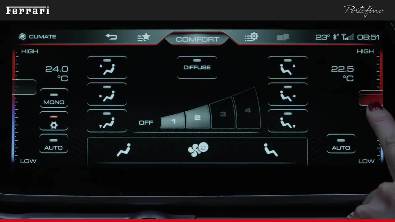 Ferrari Portofino - Versatility and comfort on board