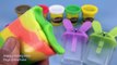 How to Make Play Doh Ice Cream Popsicle with Play Doh Modelling Clay with Moulds Fun Play for Kids