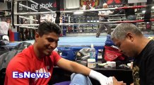 Mikey Garcia CAMP LIFE Talks To Fans Live As He Gets Ready For 140 Title Fight vs Sergei Lipinets