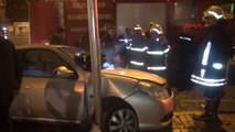 Gaziantep - 'Dur' İhtarına Uymayıp Polisin Ateş Açtığı Otomobil Kaza Yaptı