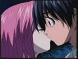 Anime kissing