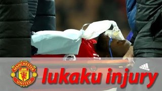 LUKAKU INJURY - Manchester United vs Southampton 0 - 0 - 30_12_2017