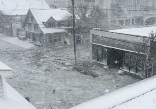 Ocean Floods Massachusetts Town After Seawall Breaches During Nor'easter