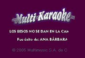 Ana Barbara - Los Besos No Se Dan En La Camisa (Karaoke)