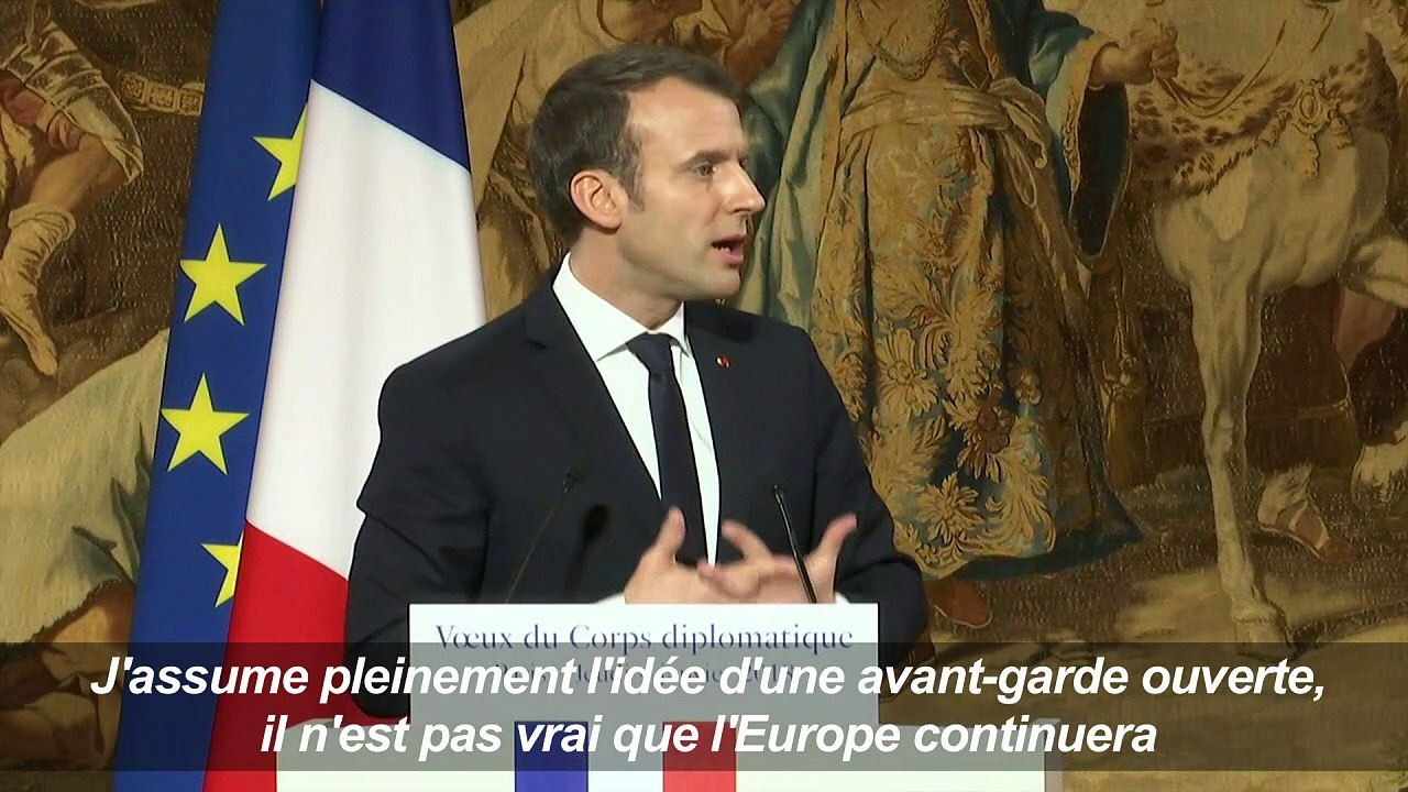 Macron: l'Europe ne peut progresser à 27 "de manière homogène"