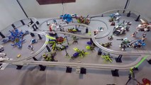 LEGO Monorail Train Track Setup! Featuring Classic Space and Galaxy Squad!