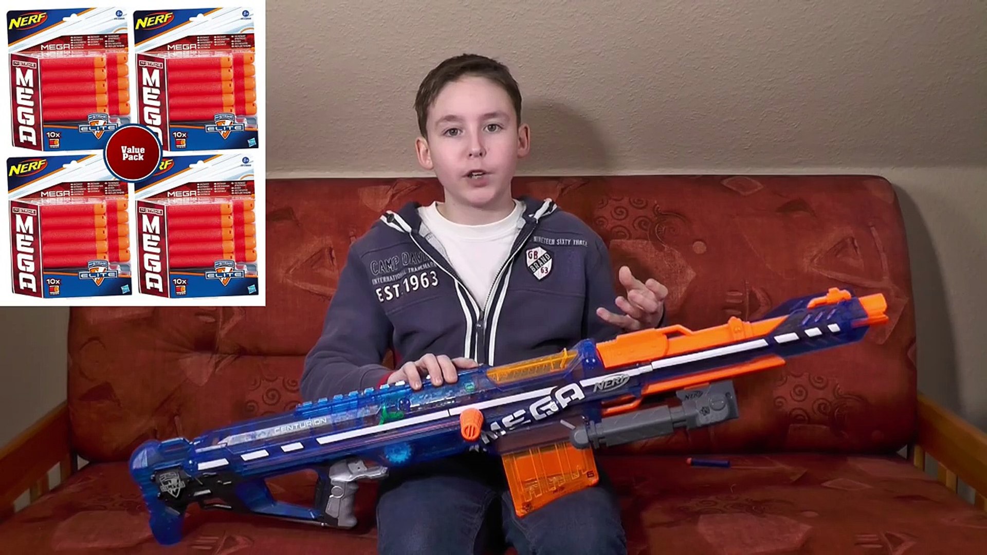 Nerf Centurion Sonic Ice Review | Magicbiber - video Dailymotion