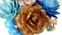 Сновидение. Урок 4 - Камелия из бисера, плетение / Dream. Lesson 4 - Beaded camellia, weaving