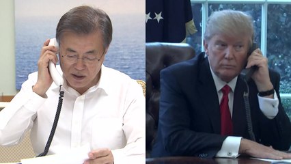 한미 정상 공조 과시..."평창올림픽 기간 군사훈련 연기 합의" / YTN