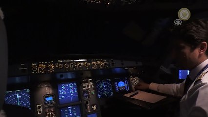 Yıldırım'dan havada 'yeni yıl' kutlaması