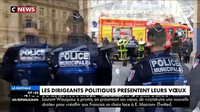 Le Pen, Bayrou, Wauquiez : Les dirigeants politiques présentent leurs voeux aux français - Regardez