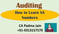 How to Learn numbers of standards of auditing by CA Padma Jain. Auditing