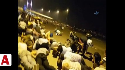 Darbeci teröristler 15 Temmuz gecesi halkın üzerine böyle ateş açmıştı
