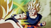 Goku Super Saiyan 2 vs Caulifla Super Saiyan 2 - Dragon Ball Super Episode 113 English Sub