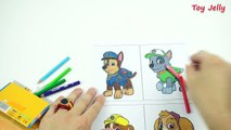 How To Make Paw Patrols Paper Toys With SHRINKLES MAGIC SHRINK PLASTIC Paw Patrols Coloring Pages